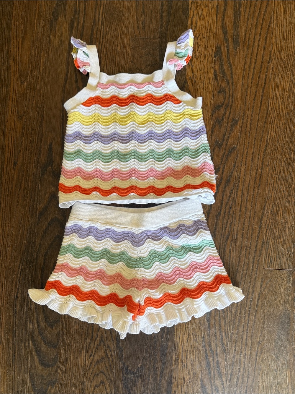 Girls’ Mini Boden Knit Tank & Short Set
